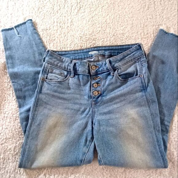 Old Navy Super Skinny Ankle Jeans Size 2 - Picture 1 of 6